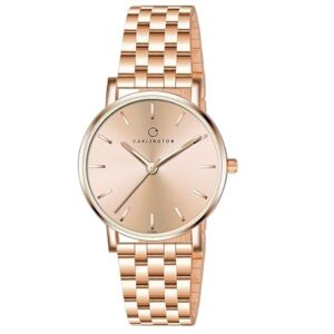 carlington iconic analog watches for women with premium stainless steel strap